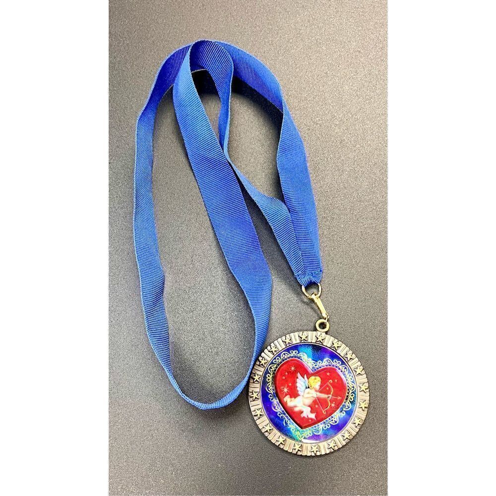 Cupid 20 Star Medal Blue Ribbon‎